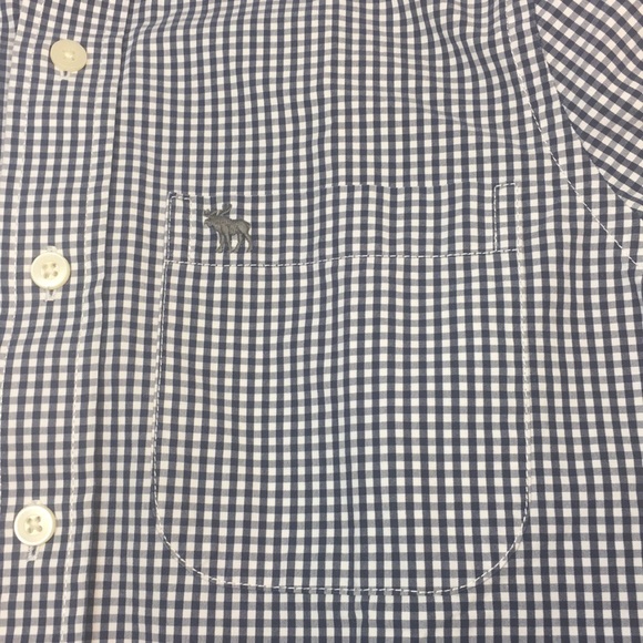 💙🔥ABERCROMBIE&FITCH SHORT-SLEEVE BUTTON-UP SHIRT - Picture 11 of 16